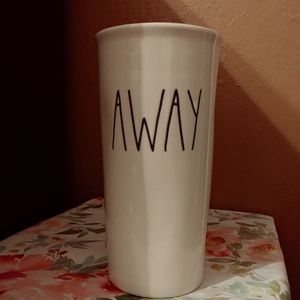 Rae Dunn Away ceramic travel mug with lid
